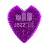 Dunlop Kirk Hammett Custom Jazz III Plectrum - Purple Sparkle