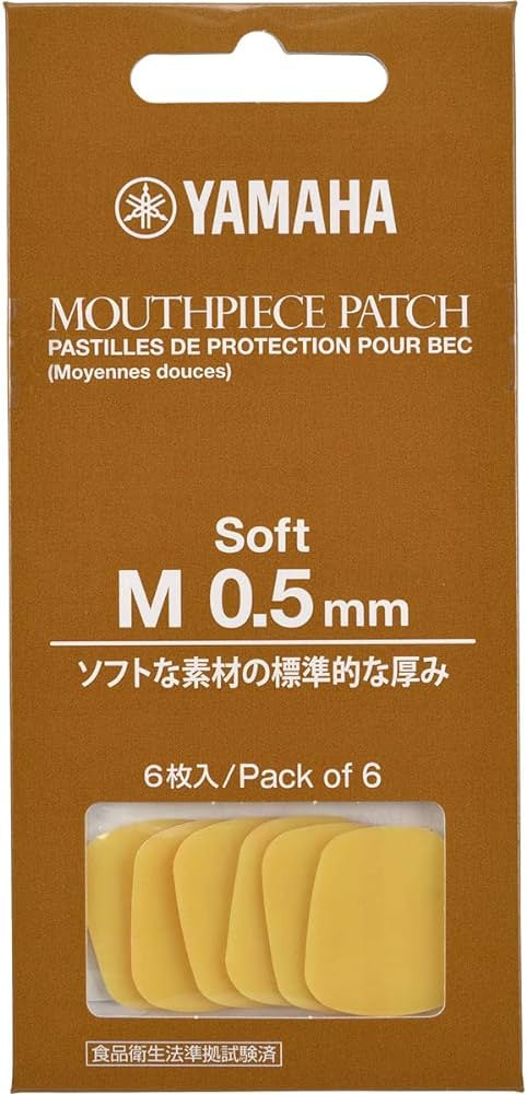 Yamaha Soft, M Sized Woodwind Mouthpiece Patches - Pack of 6