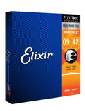 Elixir Nanoweb 9 - 42 (Super  Light) Electric Guitar Strings