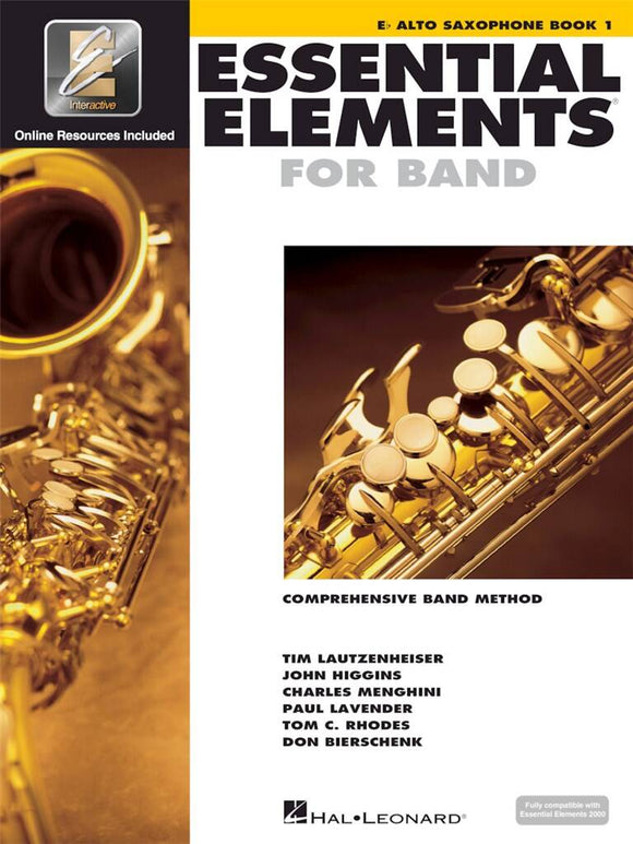 Essential Elements For Band: Eb Alto Saxophone - Book 1