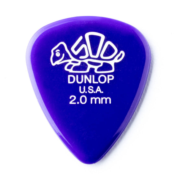 Dunlop 2.0mm Delrin 500 Standard Plectrum
