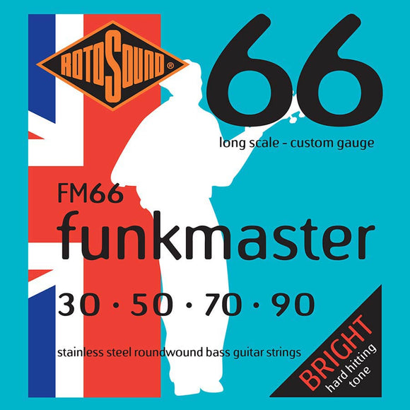 Rotosound (FM66) Funkmaster 30-90 Bass Guitar Strings Set