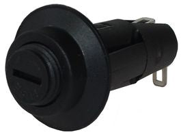 Panel mount fuse holder for 20mm fuse