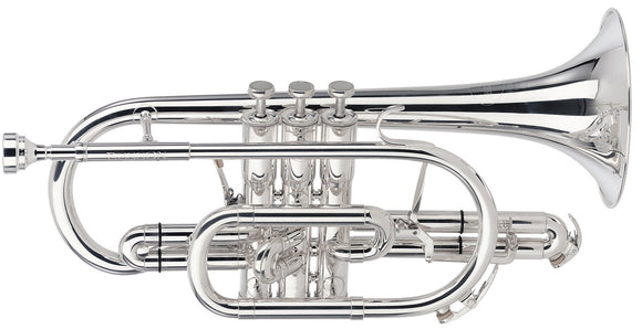 Besson (BE928G-S) Sovereign Cornet - Silver Plated
