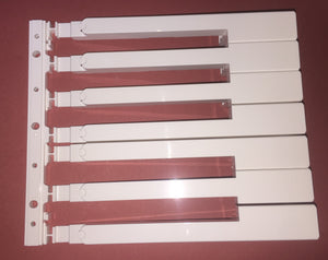 WJ029600 / WJ029700 Complete Octave white keys P series / DGX