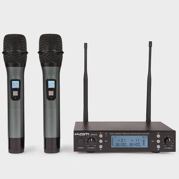Kam 1940 UHF Multi Channel Professional Wireless Microphone System