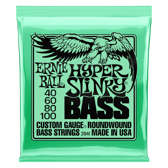 Ernie Ball Hyper Slinky Bass Guitars Strings 40 - 100