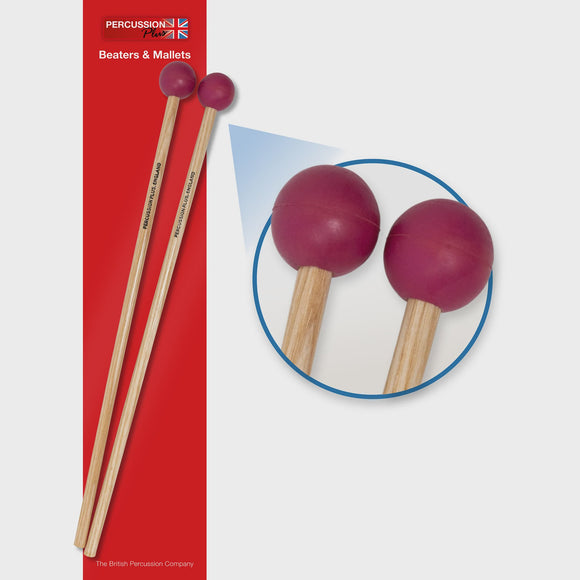 Percussion Plus (PP080) Hard Rubber Headed Beaters / Mallets