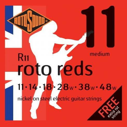 Rotosound (R11) Roto Reds 11-48 Electric Guitar Strings