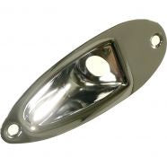 8240CH recessed jack socket chrome plated ST style