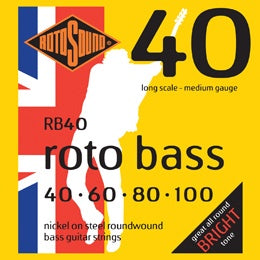 Rotosound (RB40) Rotobass 40-100 Bass Guitar Strings Set