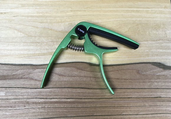 Green Acoustic / Electric Guitar Capo