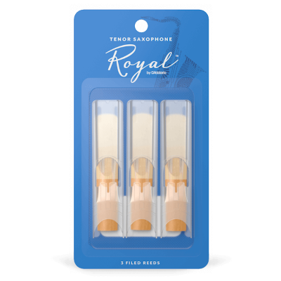Royal By D'Addario 3 Bb Tenor Saxophone Reeds - Pack of 3