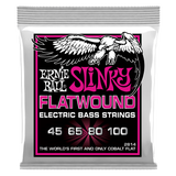 Ernie Ball Super Slinky Cobalt Flatwound Bass Guitar Strings 45 - 100