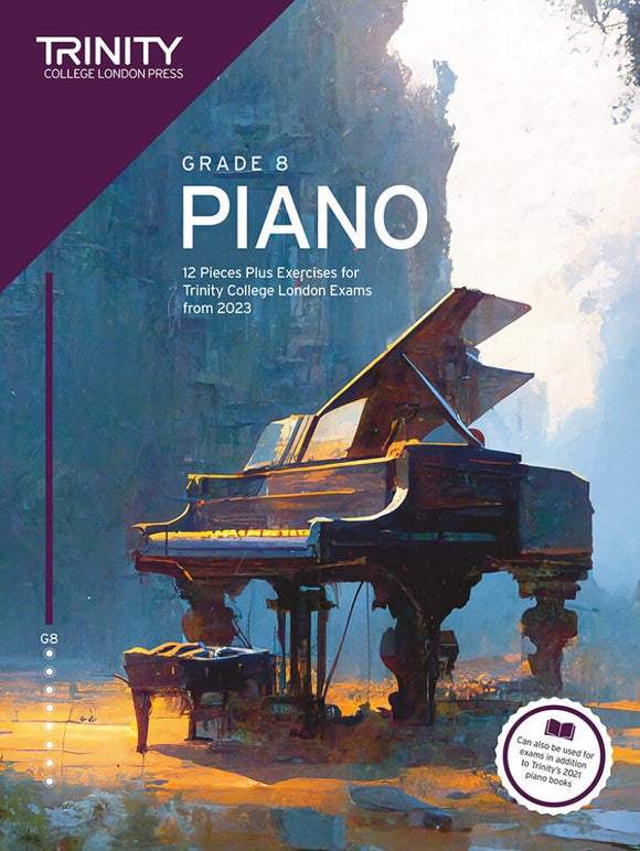 Trinity Piano Exam Pieces Plus Exercises From 2023 - Grade 8  *D