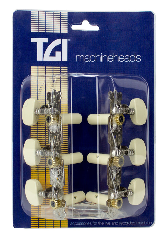 TGI (TG441) Standard Classical Guitar Machine Head - Nickel