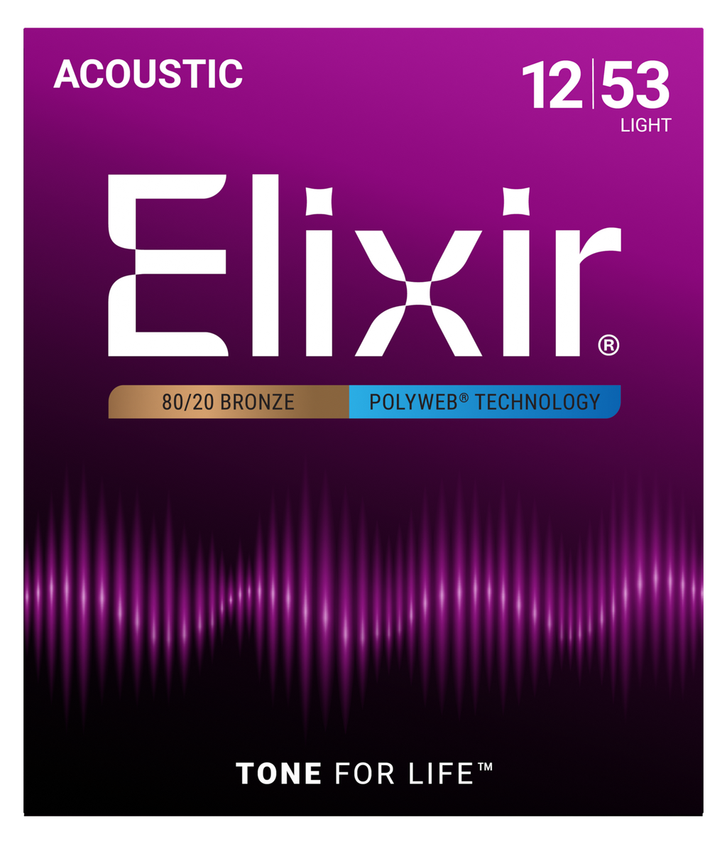 Elixir Polyweb Light 80/20 Acoustic Strings