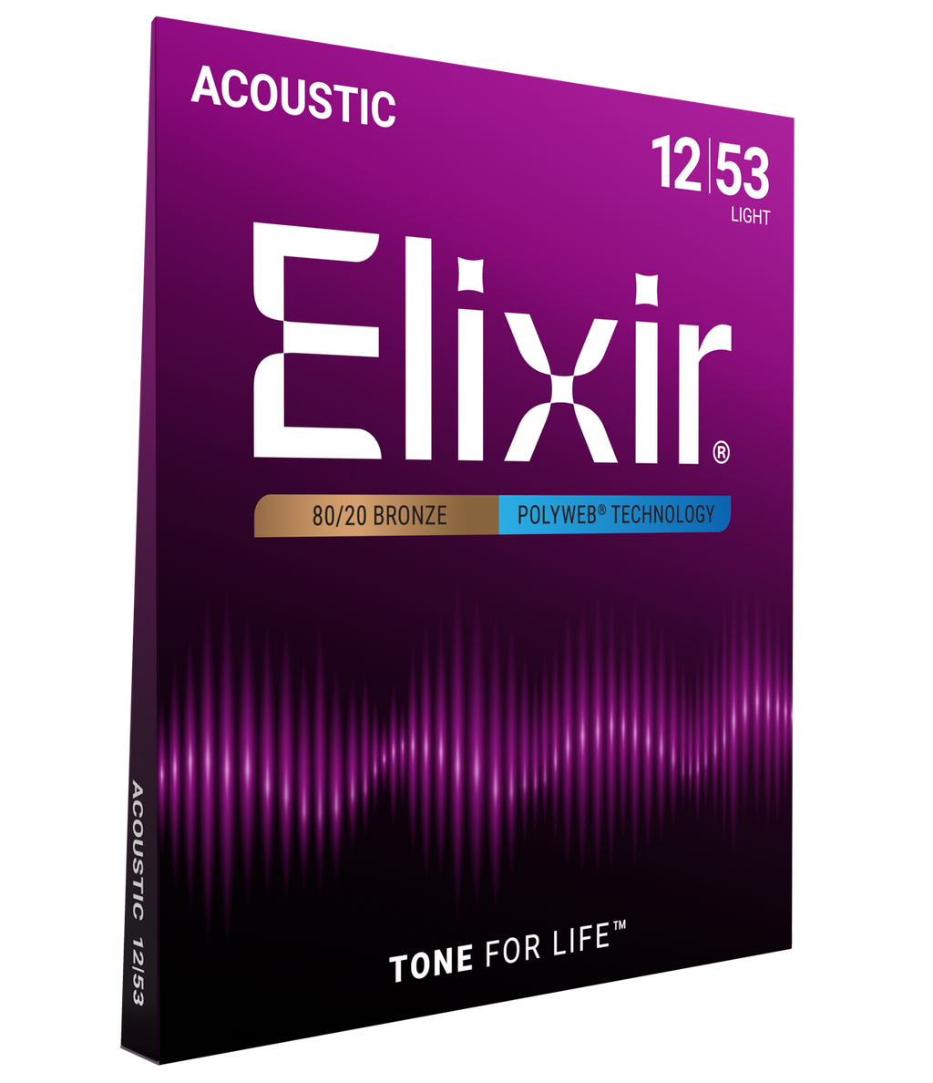 Elixir Polyweb Light 80/20 Acoustic Strings