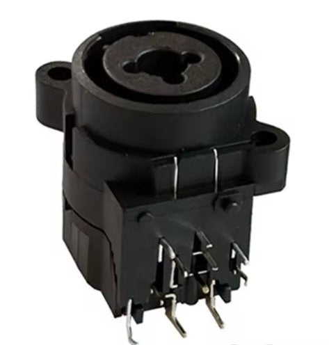 11 PIN Dual XLR +Jack 6.35mm Female Socket