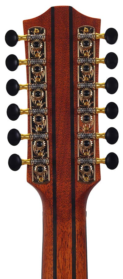 Bromo BAT4CE12 Solid Top Auditorium Electro Acoustic 12 String Guitar