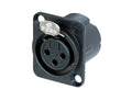 Neutrik NC3FD-LX-BAG D Chassis - 3 Pole Female XLR