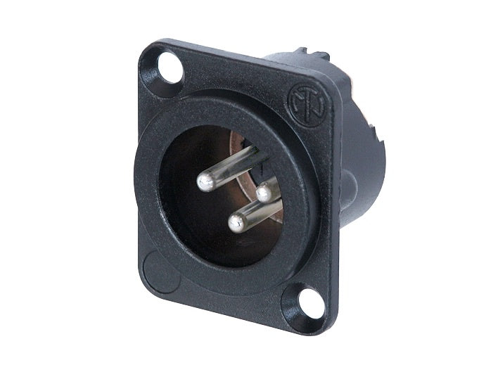 Neutrik NC3MD-LX-BAG D Chassis -  3 Pole Female XLR