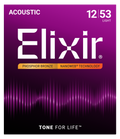Elixir Nanoweb Light Phosphor Bronze Acoustic Strings