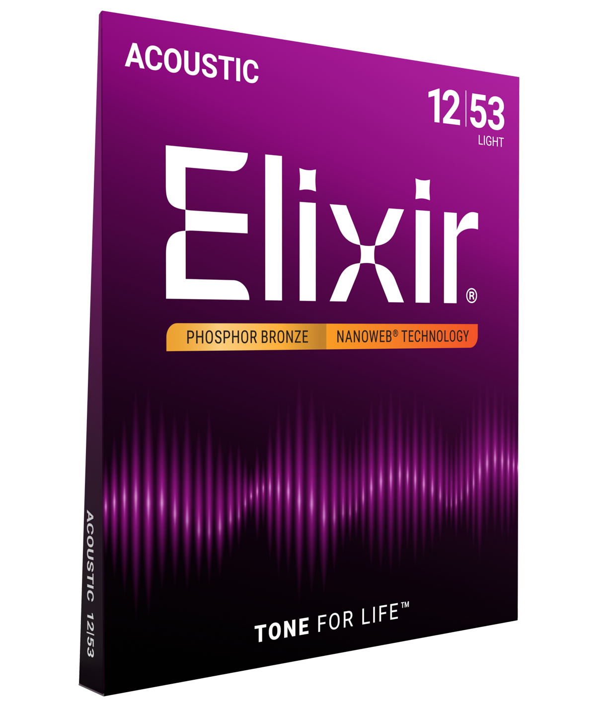 Elixir Nanoweb Light Phosphor Bronze Acoustic Strings