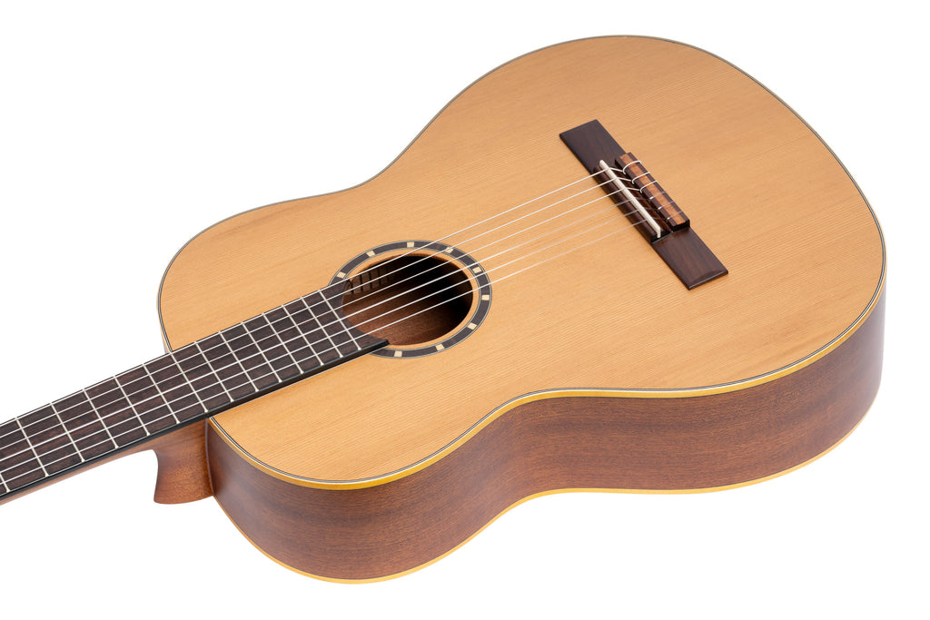 Ortega R131L Family Pro Solid Cedar Top Left Handed Classical Guitar