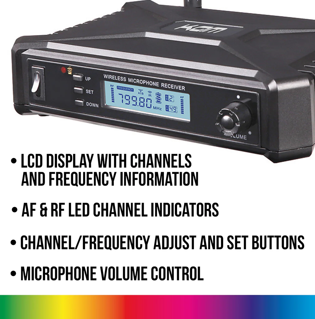 KAM KWM1935 Single Wireless Hand Held Microphone - Multi-Channel