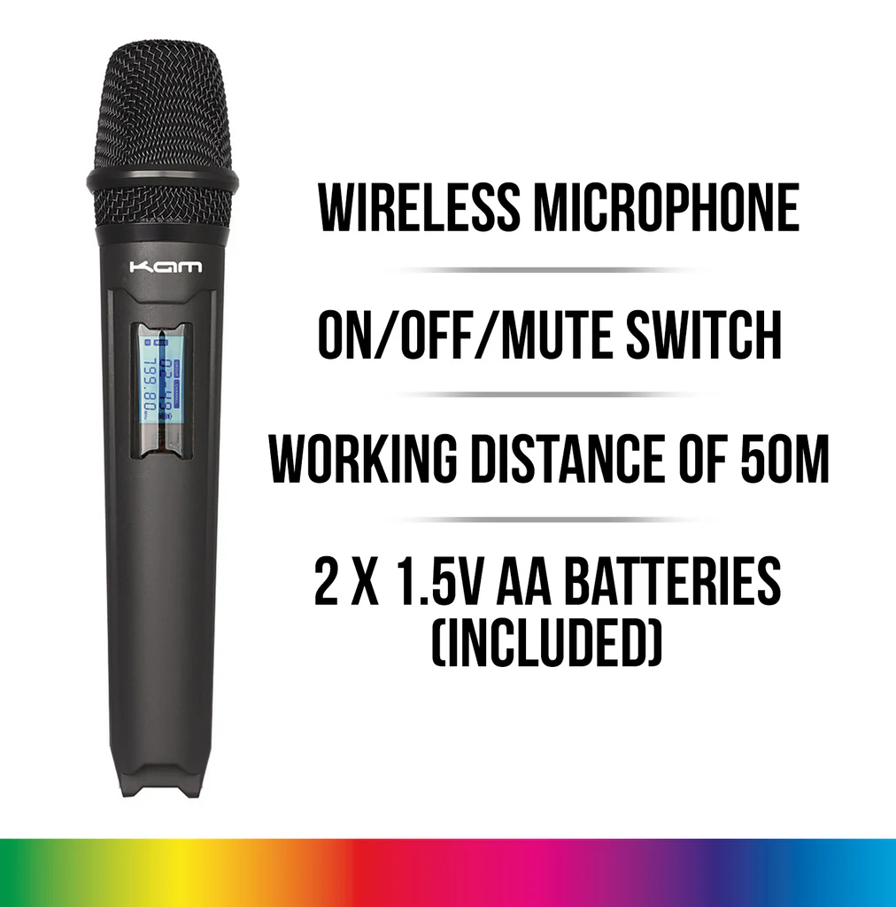 KAM KWM1935 Single Wireless Hand Held Microphone - Multi-Channel