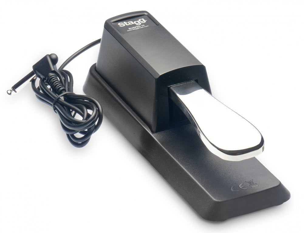 Stagg SUSPED-10 universal piano style sustain pedal - Polarity Switch