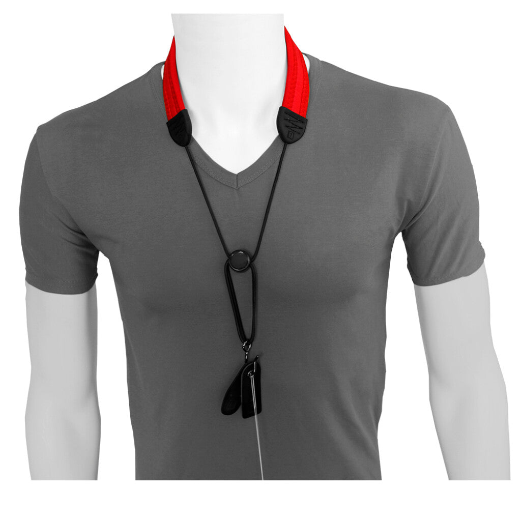 Stagg (CL-STRAP1-RD) Red Neoprene Clarinet Sling / Strap