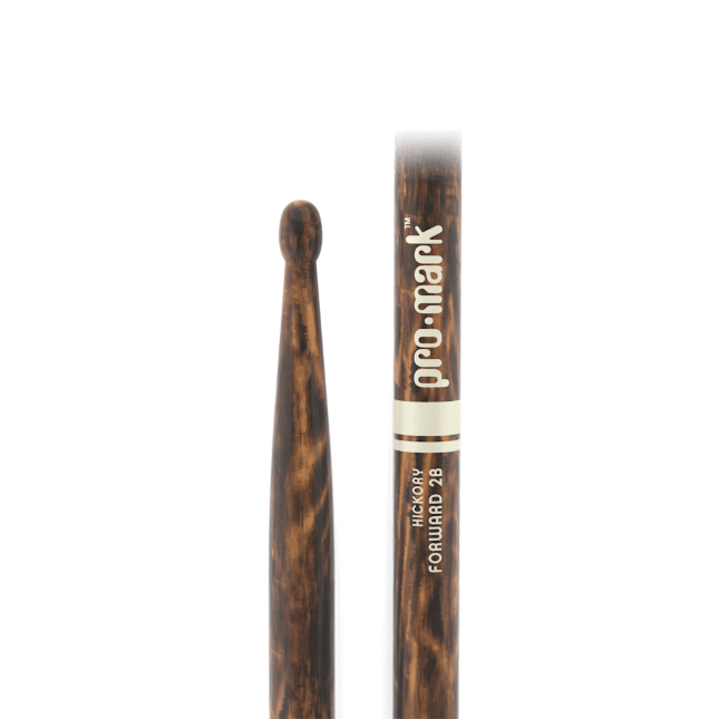 ProMark TX2BW-FG Classic Forward 2B FireGrain Hickory Drumstick - Oval Wood Tip
