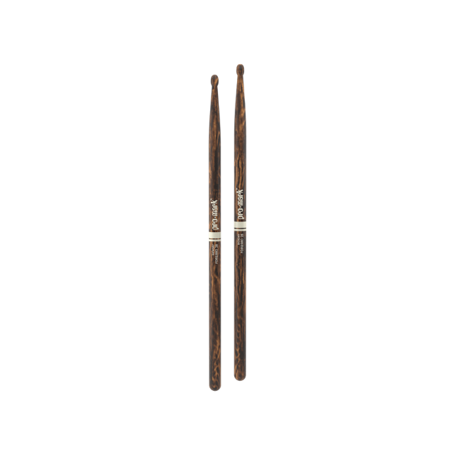 ProMark TX2BW-FG Classic Forward 2B FireGrain Hickory Drumstick - Oval Wood Tip