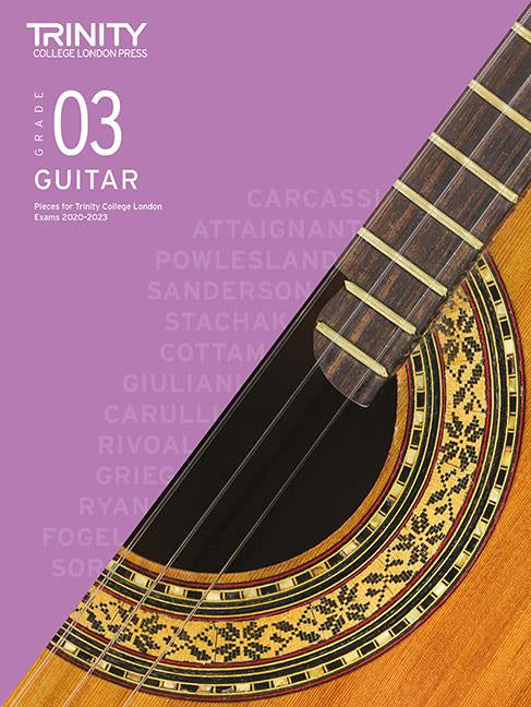 Trinity Classical Guitar Exam Pieces 2020-2023 - Grade 3