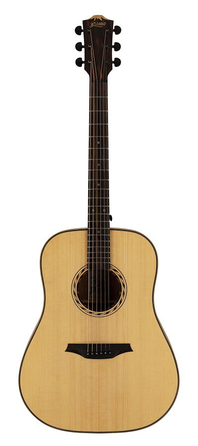 Bromo BAT1 Solid Spruce Top Dreadnought Acoustic Guitar