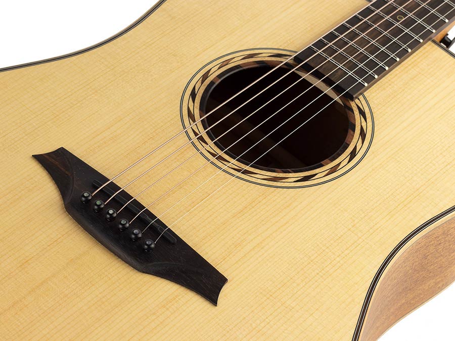 Bromo BAT1 Solid Spruce Top Dreadnought Acoustic Guitar