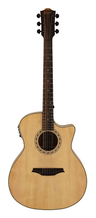 Bromo BAT2CE Solid Top Auditorium Electro Acoustic Guitar