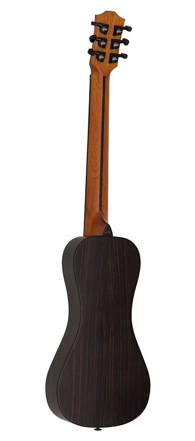 Bromo BAR3E All Solid Electro Acoustic Travel Acoustic Guitar + Heavy Duty Gig Bag