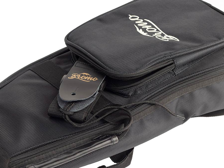 Bromo BAR3E All Solid Electro Acoustic Travel Acoustic Guitar + Heavy Duty Gig Bag