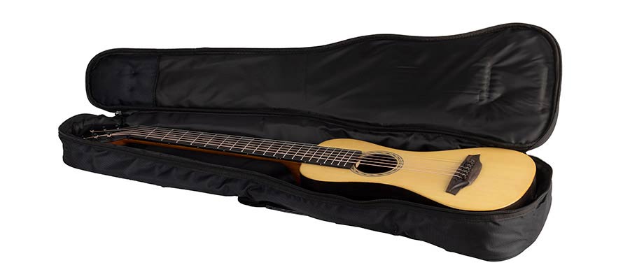 Bromo BAR3E All Solid Electro Acoustic Travel Acoustic Guitar + Heavy Duty Gig Bag