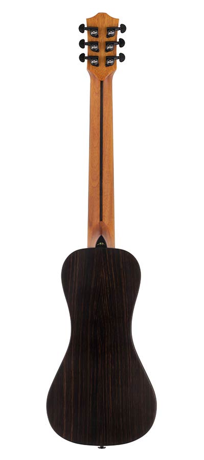 Bromo BAR3E All Solid Electro Acoustic Travel Acoustic Guitar + Heavy Duty Gig Bag