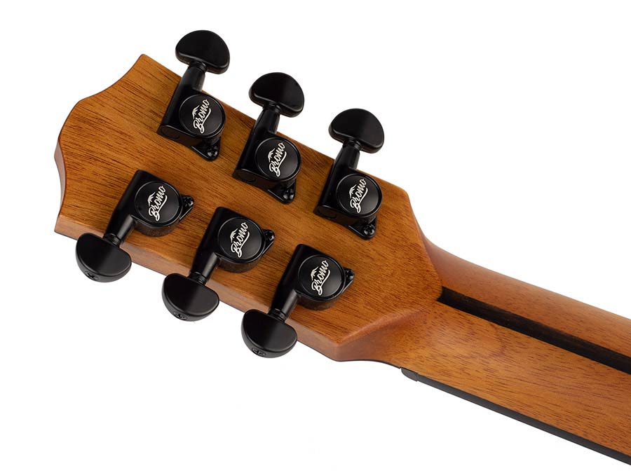 Bromo BAR3E All Solid Electro Acoustic Travel Acoustic Guitar + Heavy Duty Gig Bag