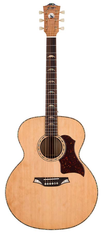 Bromo BAN7E Danali Solid Spruce Top Jumbo Electro Acoustic