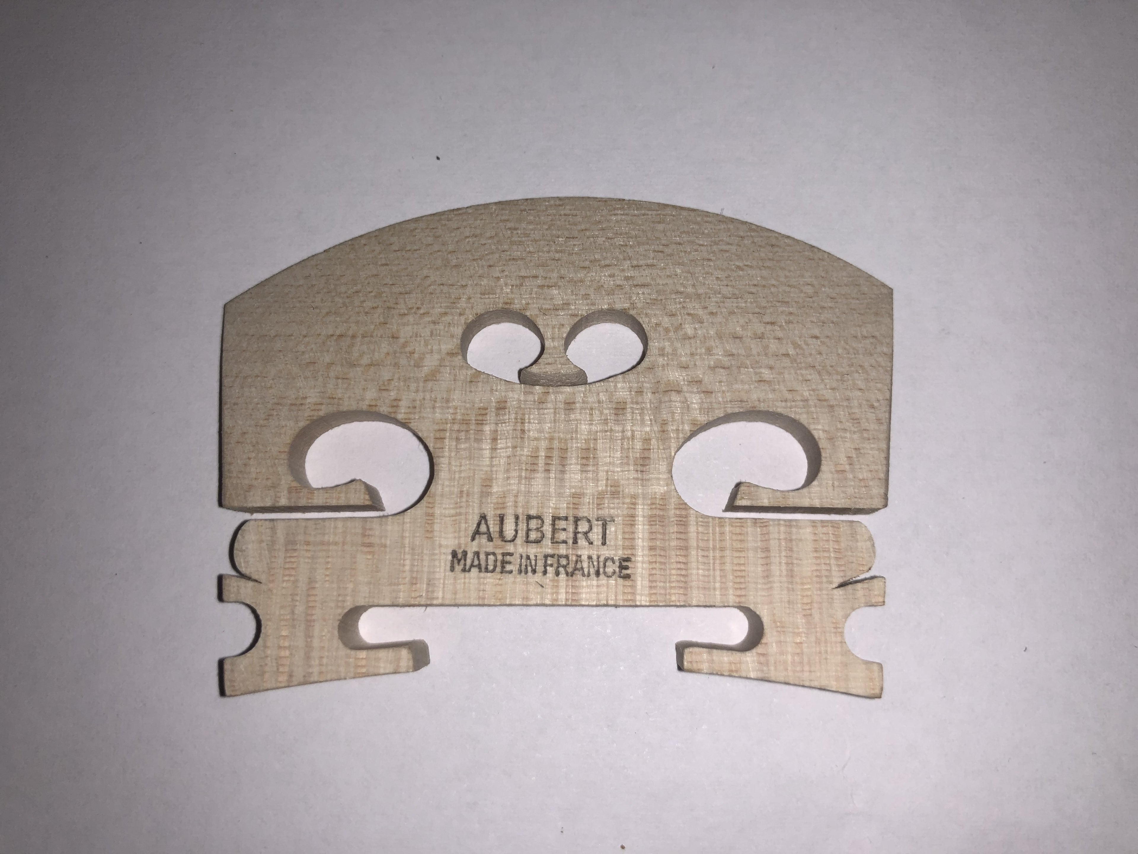 Aubert Adjustable Feet Viola Bridge - Low Height
