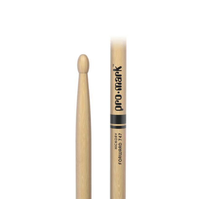 ProMark TX747W Forward 747 Hickory Drumstick - Oval Wood Tip