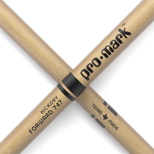 ProMark TX747W Forward 747 Hickory Drumstick - Oval Wood Tip