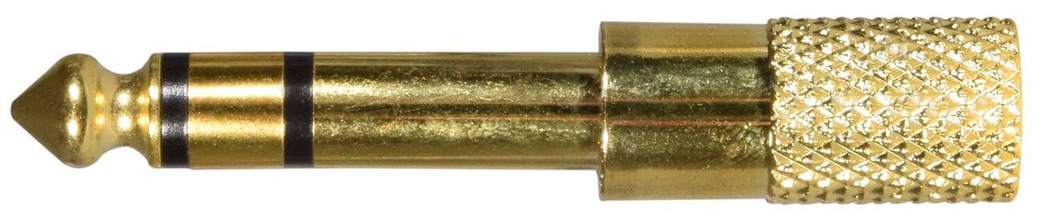 6.35mm (1/4") Jack Plug - 3.5mm Socket Headphone Adaptor