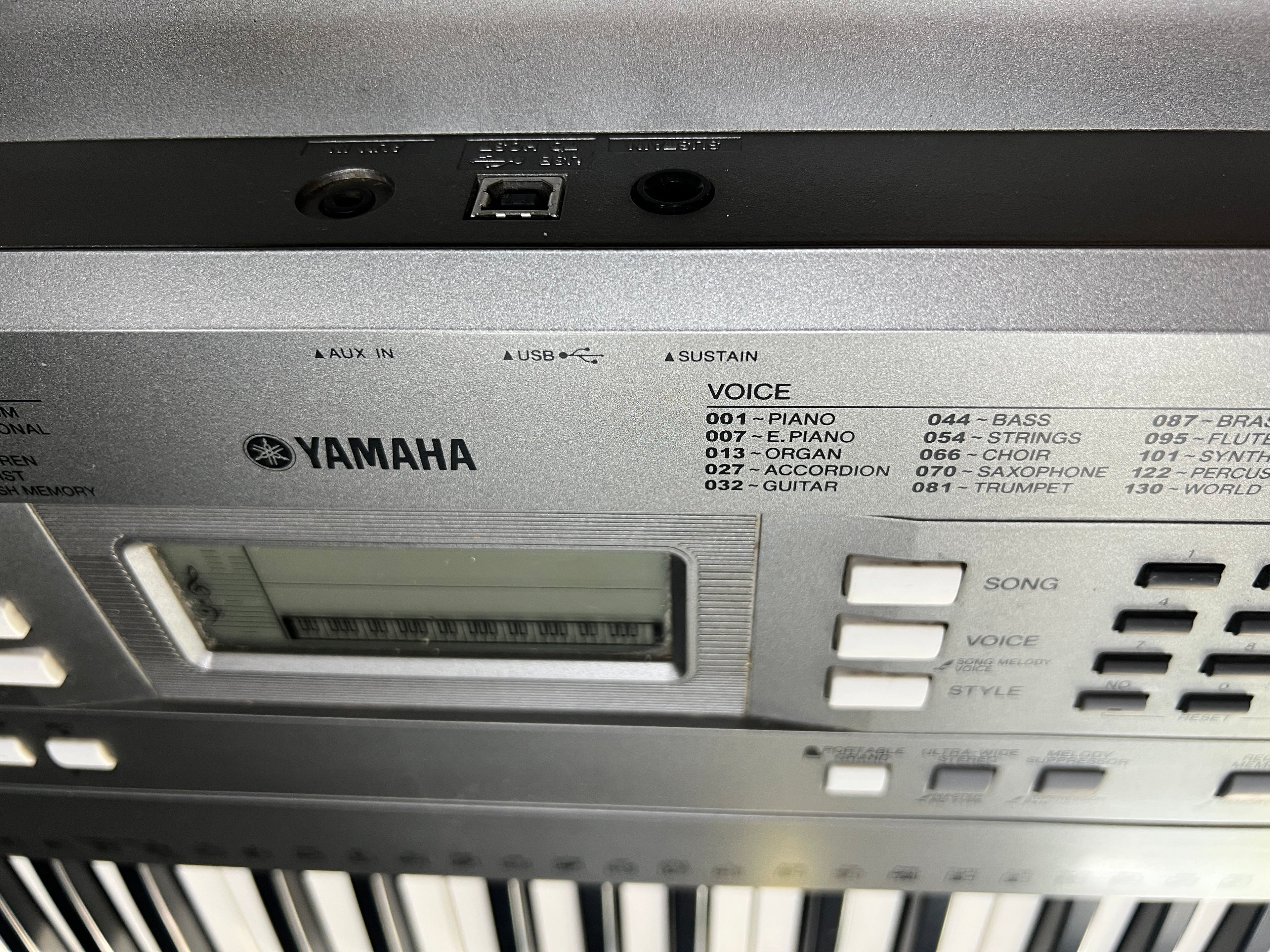 USED Yamaha PSR-E353 digital touch responsive keyboard